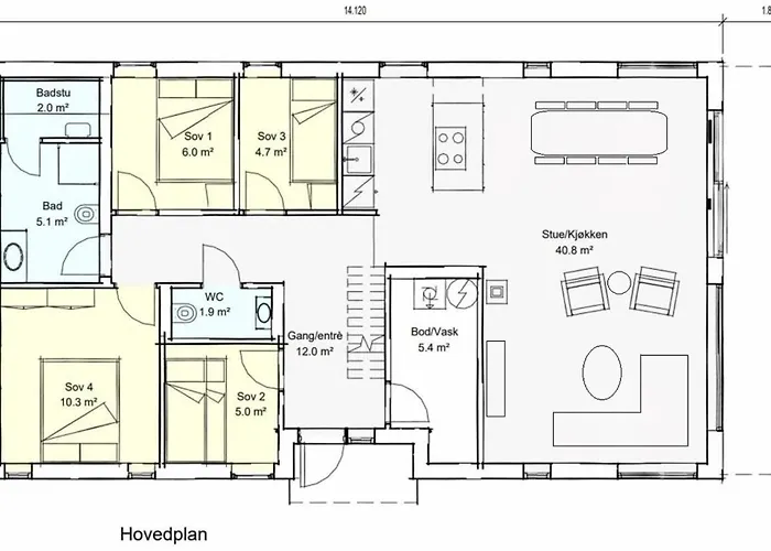 Spacious With Sauna, Centre Noresund